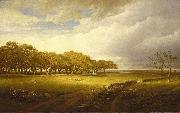 William Trost Richards Old Orchard at Newport oil on canvas